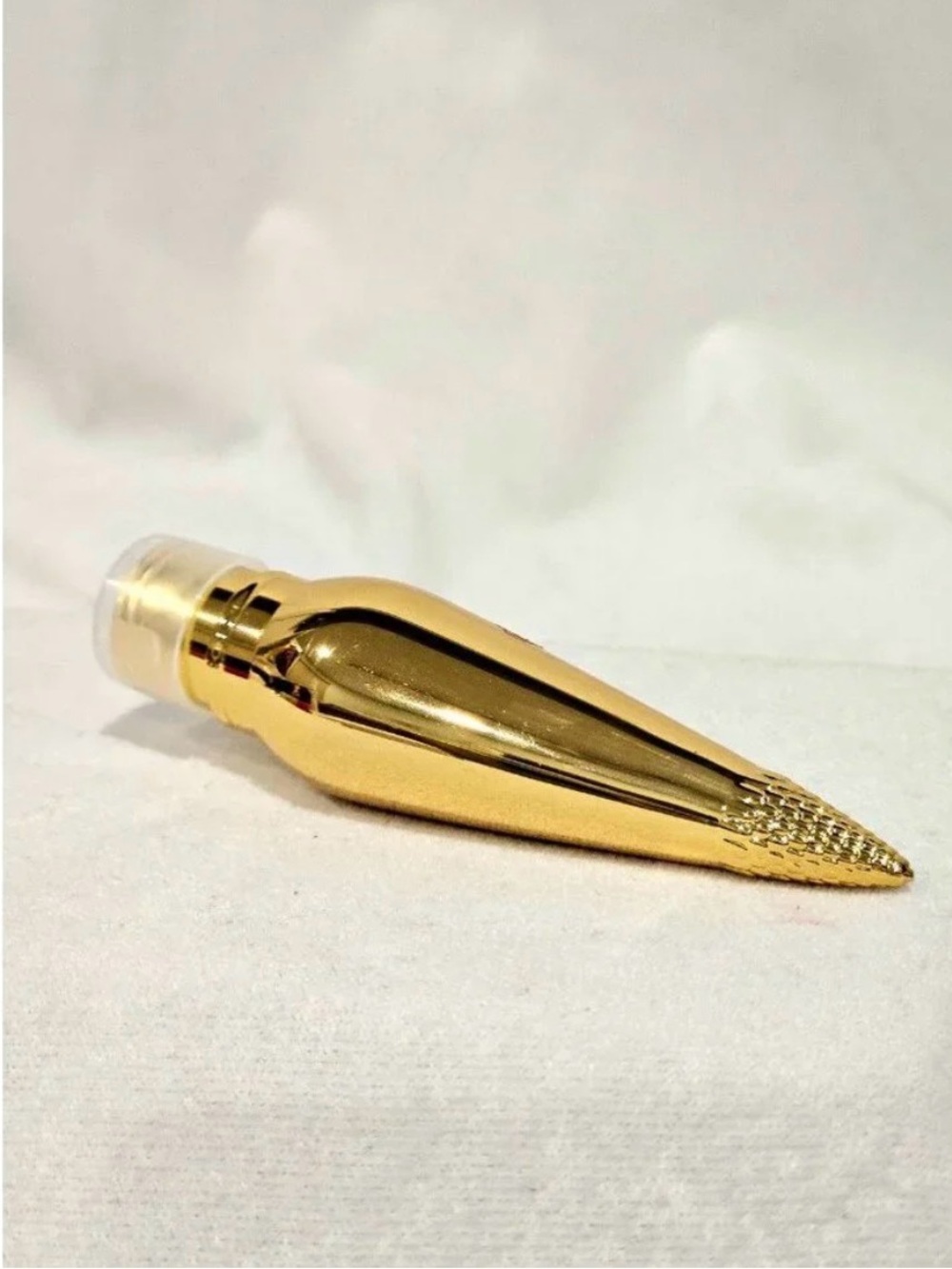 Christian Louboutin Lipstick in Iconic Gold Pointed Case